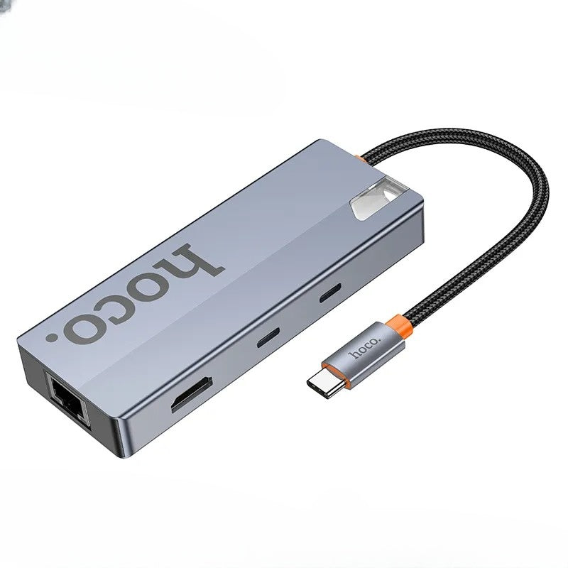 Best Type-C Hub for MacBook Pakistan 2026 — HOCO HB52 8-in-1