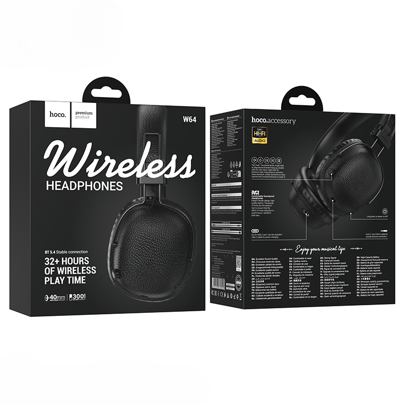 HOCO W64 Earl II 180g Lightweight Hi-Fi Headphones Price Pakistan