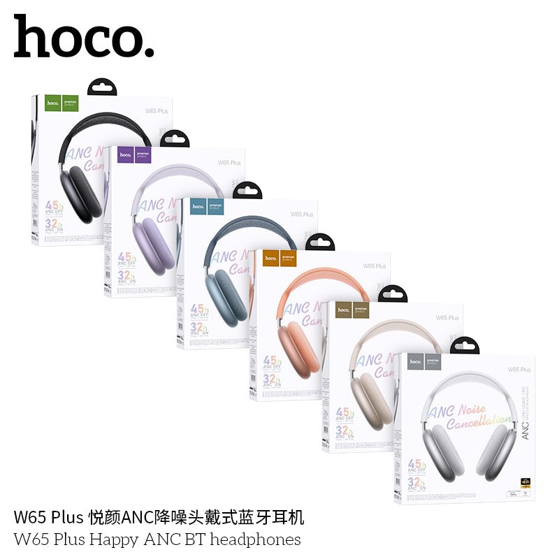 HOCO W65 Plus ANC Wireless Headphones – Bluetooth 5.4 Star