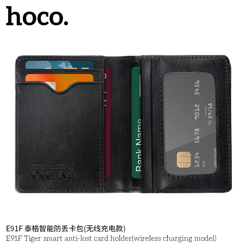 HOCO E91F Wallet Tracker – Apple Find My & Wireless Charging