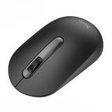 Black computer mouse with 'Hoco' branding on a white background