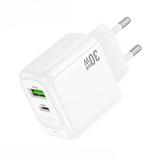 HOCO CS55A Surplus PD30W QC3.0 Dual Port Wall Charger White Pakistan