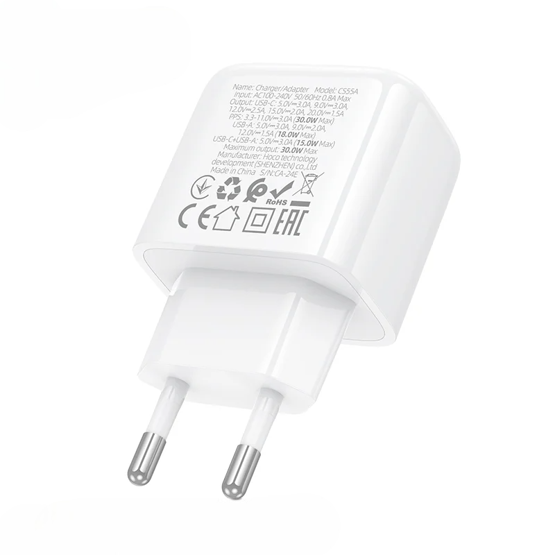 HOCO CS55A Surplus Fast Wall Charger iPhone Android Pakistan
