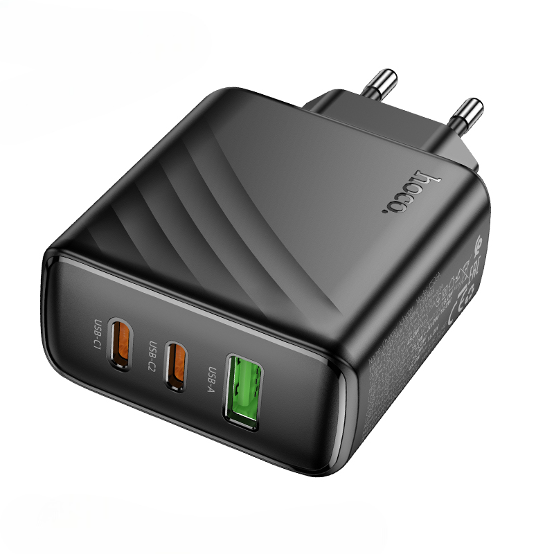 HOCO CS26A Article 3-Port PD Fast Charger EU Plug Price Pakistan