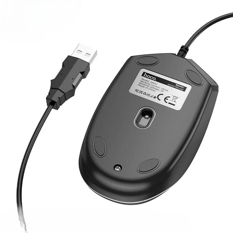 HOCO GM37 Wonderful 2400 DPI Wired Gaming Mouse Pakistan