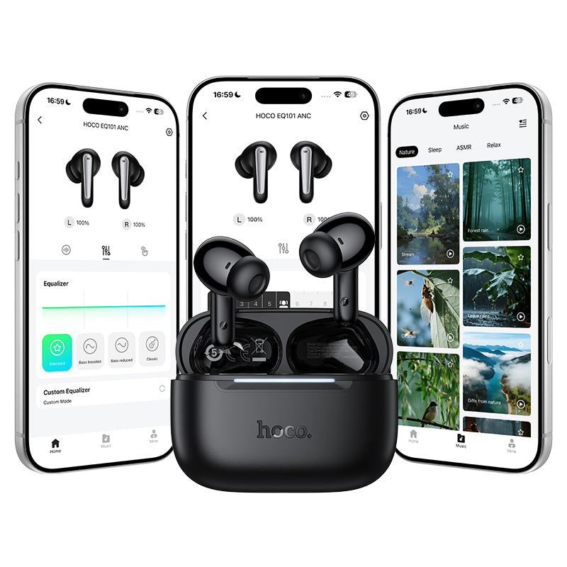 HOCO EQ101 Extreme ANC+ENC Wireless Earbuds – product image 6, HOCO Pakistan