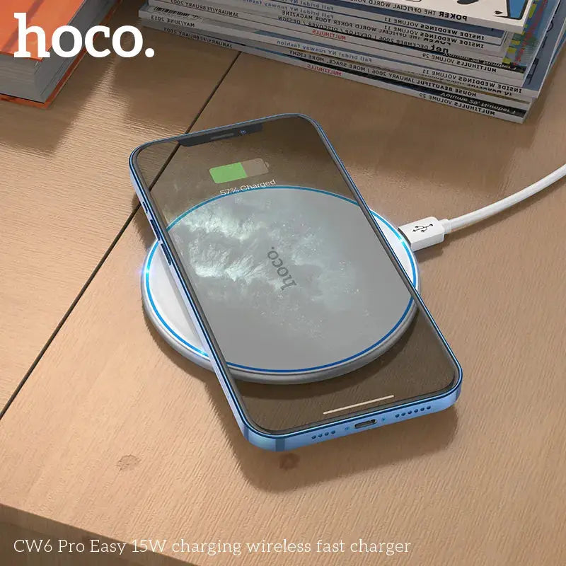 HOCO CW6 Pro Easy 15W Wireless Charger for iPhone Pakistan