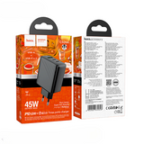 HOCO CS26A Article 3-Port PD Fast Charger EU Plug Price Pakistan