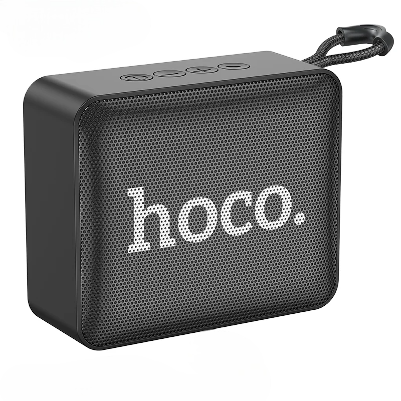 HOCO BS51 Gold Brick 5W Portable Bluetooth Speaker Black Pakistan