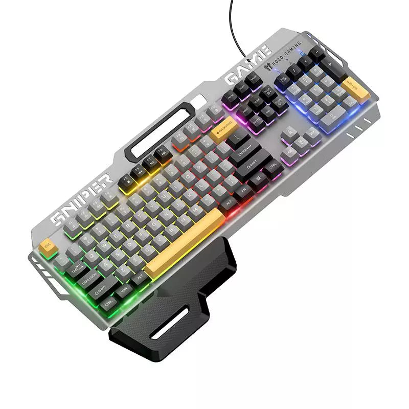 HOCO GM702 Vistoso Sniper Gaming Keyboard - 104 Keys RGB Backlit Wired – product image 1, HOCO Pakistan