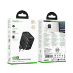 HOCO N79 65W GaN Fast Charger with TFT Display – Black