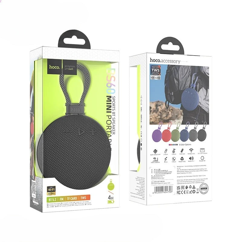 HOCO BS60 255g Lightweight Compact Bluetooth Speaker Price Pakistan