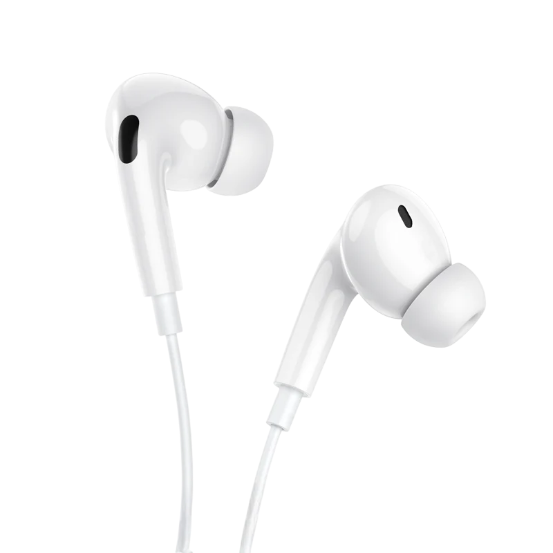 HOCO M101 Pro Earphones Type-C Wired (White)