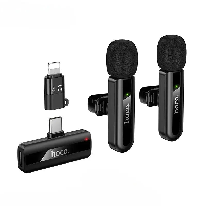 HOCO L20A Fair Dual Wireless Lavalier Microphone Pakistan