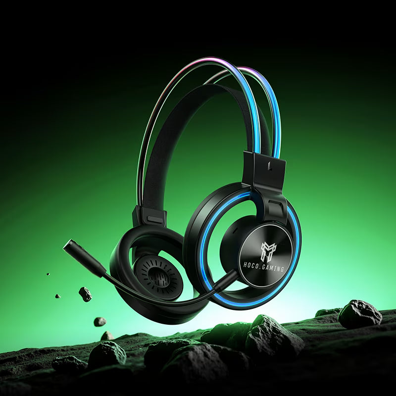HOCO W124 Shadow Open-Design 4-Mode Bluetooth 6.0 Gaming Headset