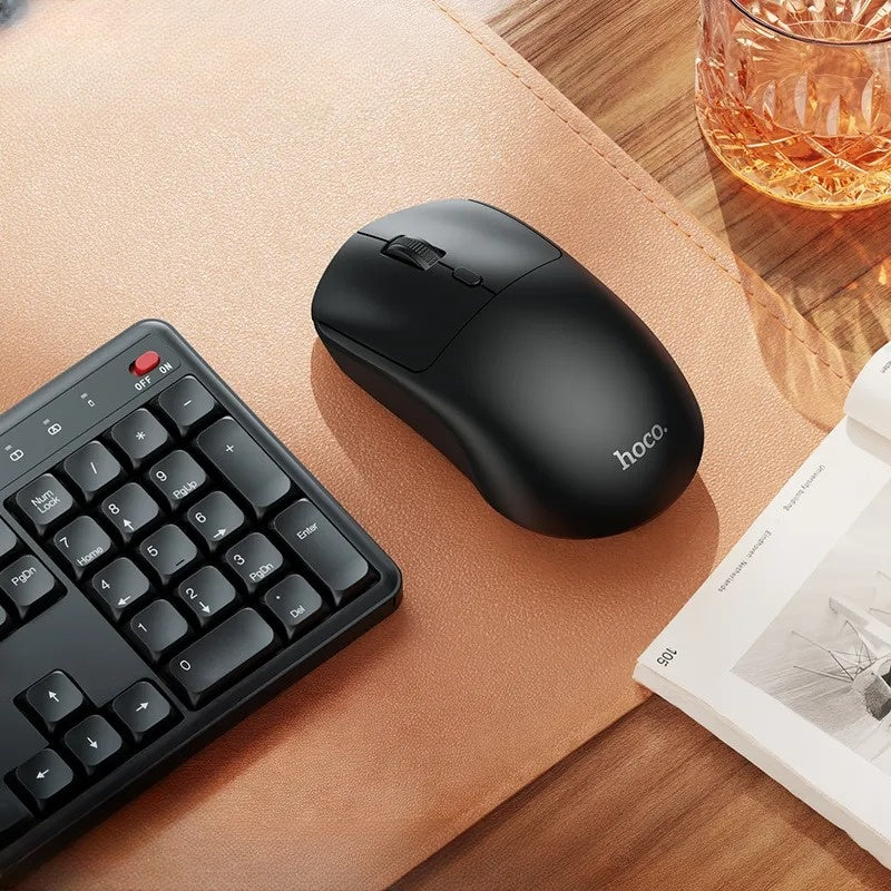 HOCO GM42 Platino Wireless Silent Mouse Black hocopk.com