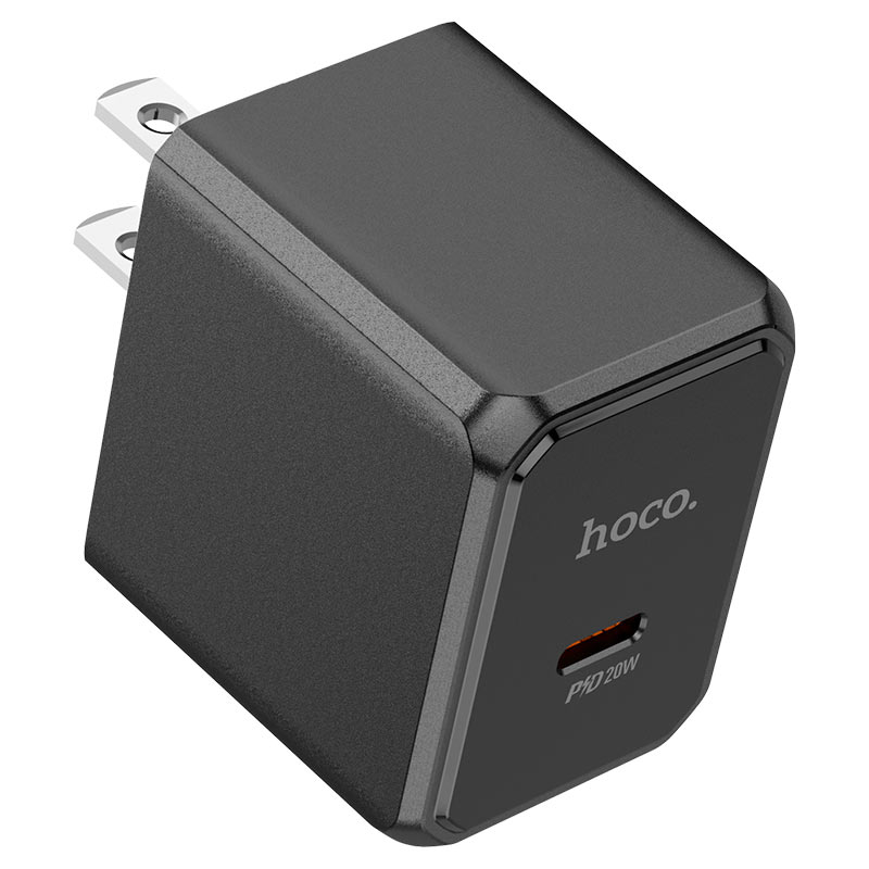 HOCO CS13 Ocean PD20W Single Type-C Wall Charger – PD/PPS/QC3.0/FCP/AFC, US