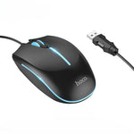 HOCO GM37 Wonderful Wired Gaming Mouse – RGB, 800/1200/1600/2400 DPI, 4 Button ( Black)