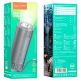 Hoco True Wireless Speaker packaging with front and back views on a white background