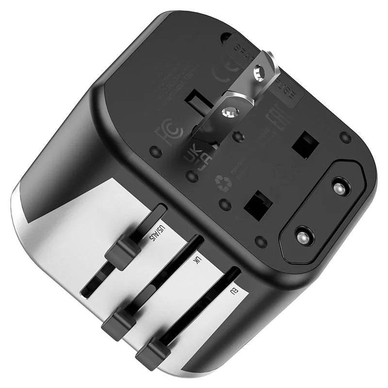 HOCO AC5 EU UK US AUS Universal Plug Adapter hocopk.com