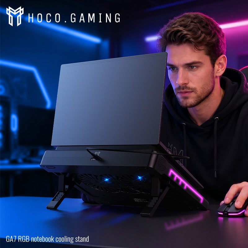 hoco. GA7 RGB laptop cooling stand — image 6