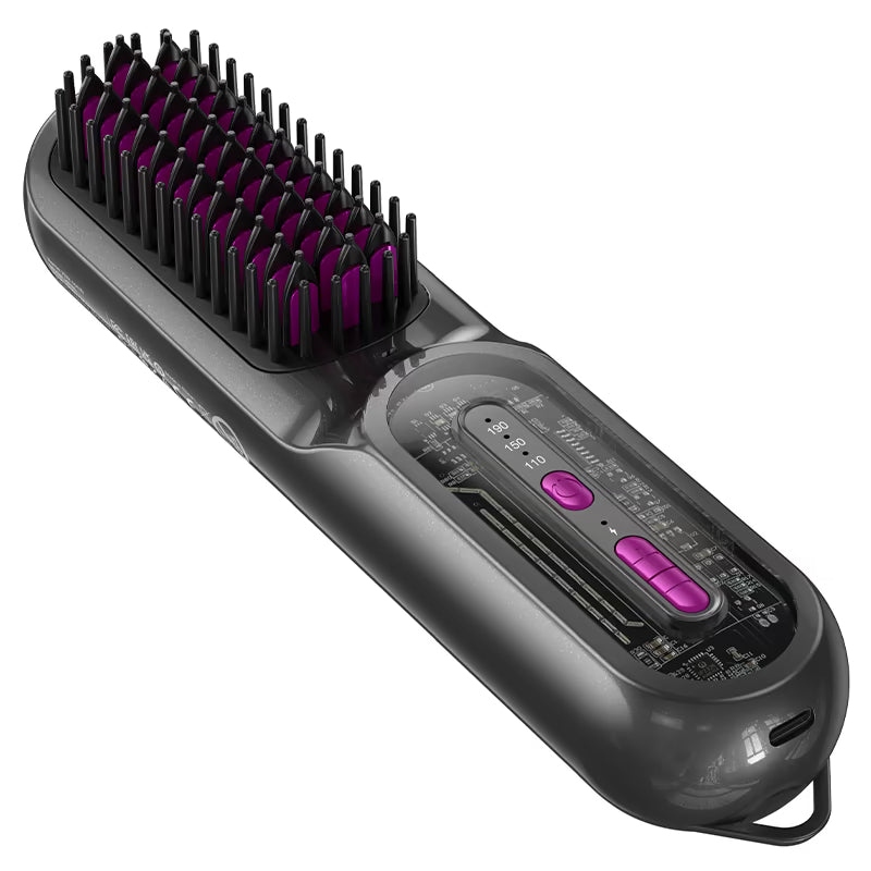 HOCO HP45 Cordless Electric Hair Straightening Comb – 3 Heat Settings