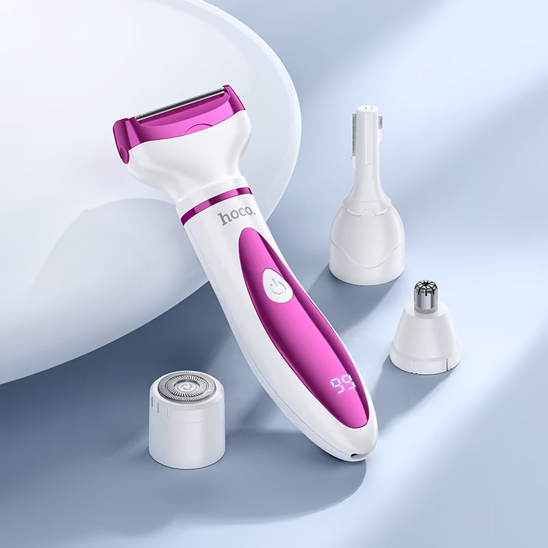 HOCO HP80 4-in-1 Women’s Electric Shaver & Trimmer with LED Display
