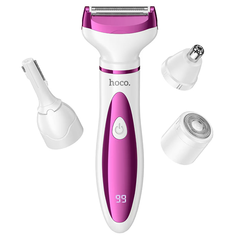 HOCO HP80 4-in-1 Women’s Electric Shaver & Trimmer with LED Display