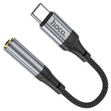 Hoco USB-C to 3.5mm adapter on a white background