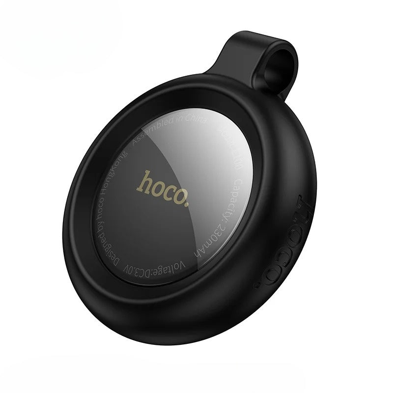 Black circular device with 'hoco.' branding on a white background